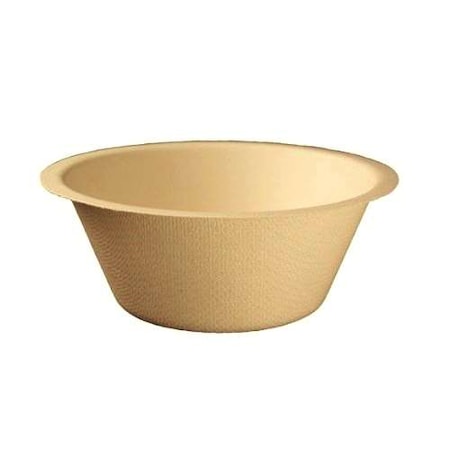 World Centric World Centric 6 oz. Unbleached Plant Fiber Compostable Bowl, PK1000 BO-SC-U6